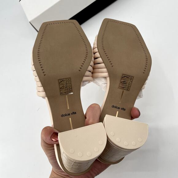 DOLCE VITA New in Box Priana Block Netural Heels in Cream // 8.5 - Picture 10 of 12